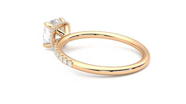 Taylor & Hart Thyme Cushion Engagement Ring 360 degree image 18