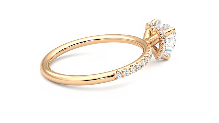 Taylor & Hart Thyme Heart Engagement Ring 360 degree image 11