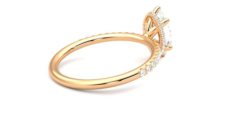 Taylor & Hart Thyme Marquise Engagement Ring 360 degree image 12