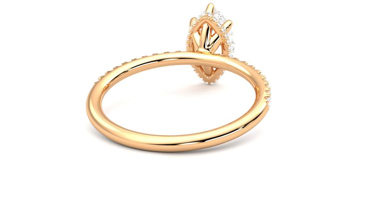 Taylor & Hart Thyme Marquise Engagement Ring 360 degree image 14