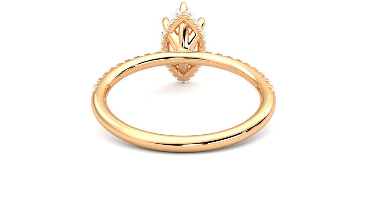 Taylor & Hart Thyme Marquise Engagement Ring 360 degree image 15