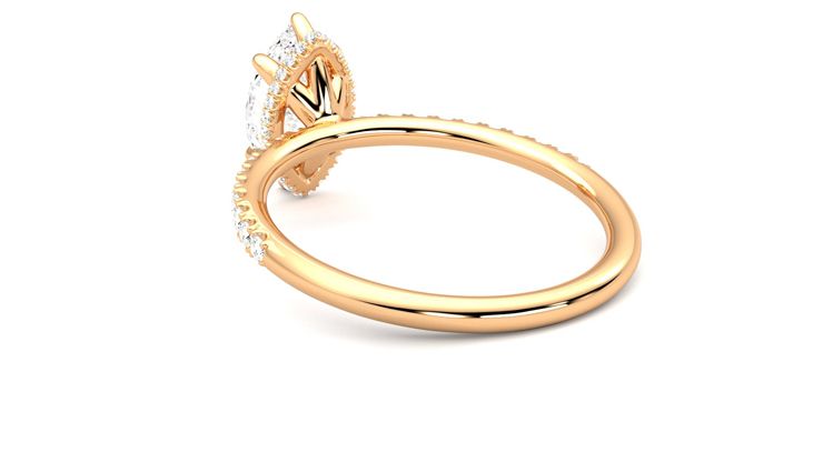 Taylor & Hart Thyme Marquise Engagement Ring 360 degree image 17