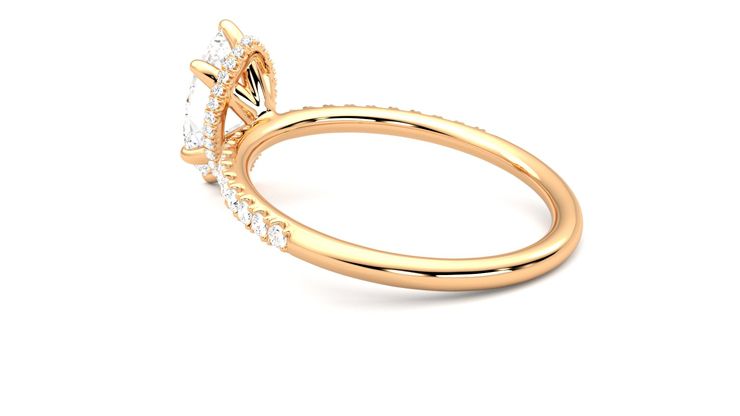 Taylor & Hart Thyme Marquise Engagement Ring 360 degree image 18