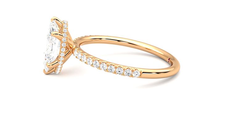 Taylor & Hart Thyme Marquise Engagement Ring 360 degree image 21