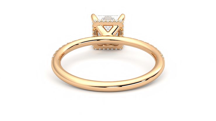 Taylor & Hart Thyme Princess Engagement Ring 360 degree image 15