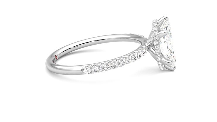Taylor & Hart Thyme Marquise Engagement Ring 360 degree image 8
