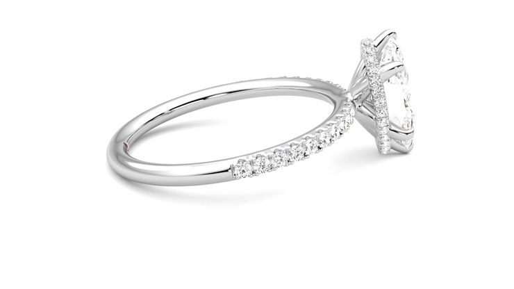 Taylor & Hart Thyme Marquise Engagement Ring 360 degree image 9
