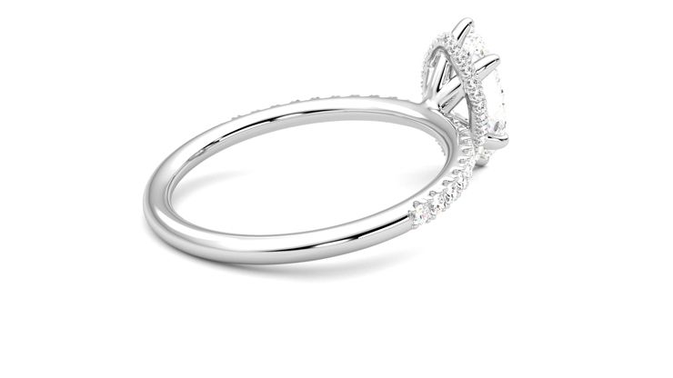 Taylor & Hart Thyme Marquise Engagement Ring 360 degree image 11
