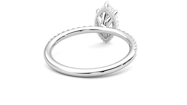 Taylor & Hart Thyme Marquise Engagement Ring 360 degree image 13