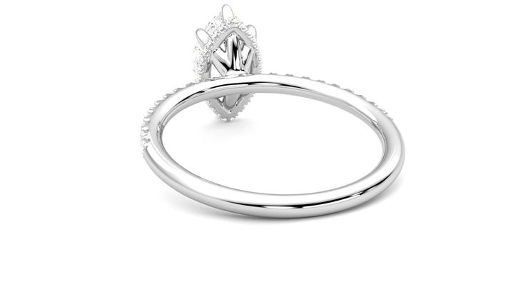 Taylor & Hart Thyme Marquise Engagement Ring 360 degree image 15