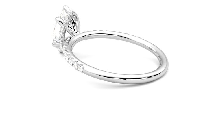 Taylor & Hart Thyme Marquise Engagement Ring 360 degree image 17