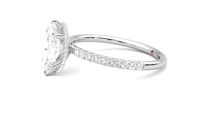 Taylor & Hart Thyme Marquise Engagement Ring 360 degree image 21