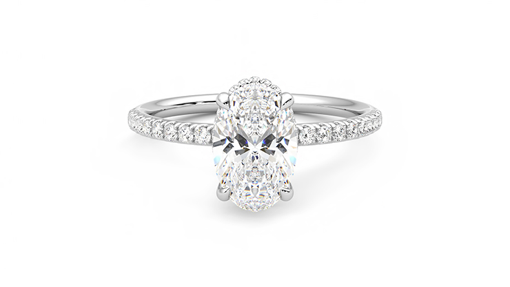 Taylor & Hart Thyme Oval Engagement Ring 360 detail 01
