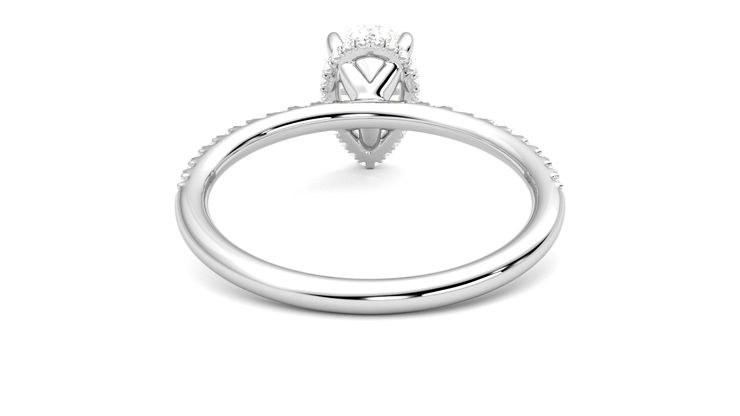 Taylor & Hart Thyme Pear Engagement Ring 360 degree image 15