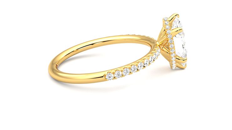 Taylor & Hart Thyme Marquise Engagement Ring 360 degree image 10