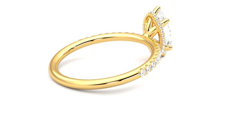 Taylor & Hart Thyme Marquise Engagement Ring 360 degree image 12