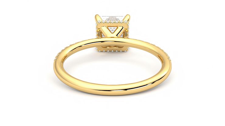 Taylor & Hart Thyme Princess Engagement Ring 360 degree image 15