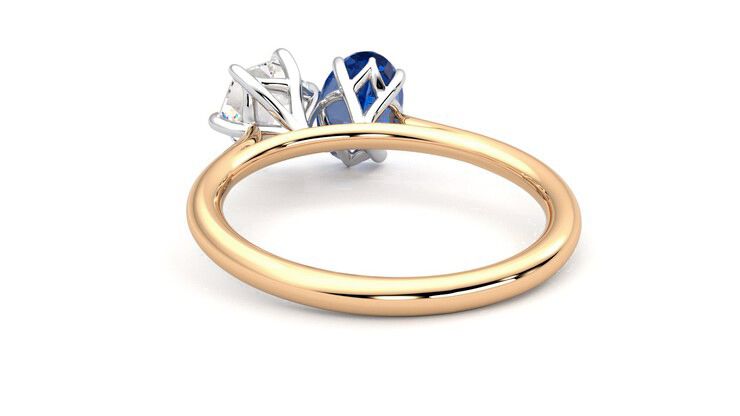 Taylor & Hart Turelle Hexagonal Engagement Ring 360 degree image 16