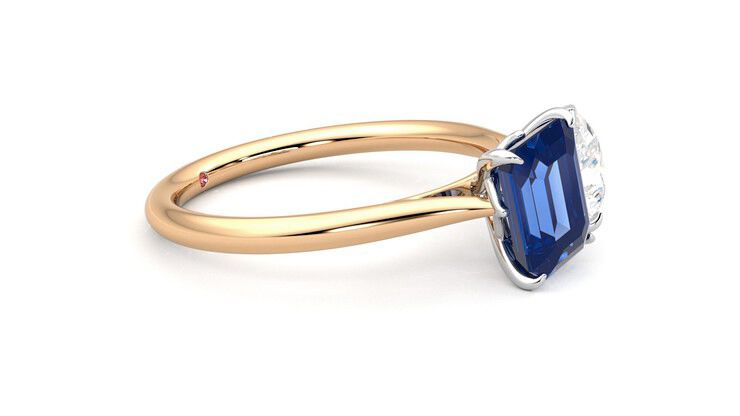 Taylor & Hart Turelle Pear Engagement Ring 360 degree image 8