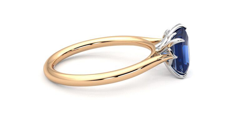 Taylor & Hart Turelle Pear Engagement Ring 360 degree image 10
