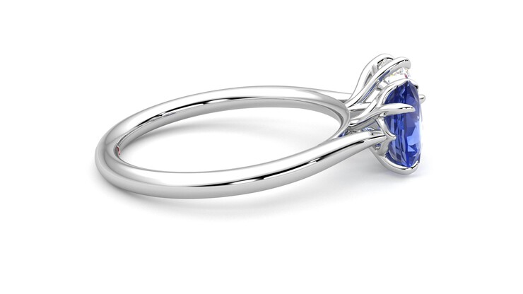Taylor & Hart Turelle Hexagonal Engagement Ring 360 degree image 10