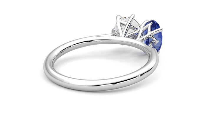 Taylor & Hart Turelle Hexagonal Engagement Ring 360 degree image 13