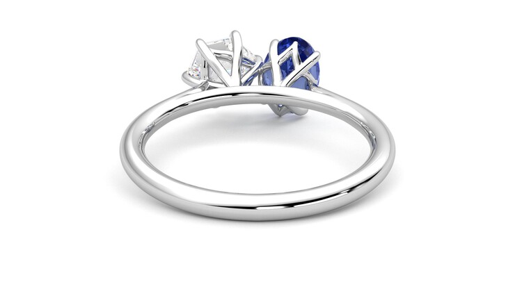 Taylor & Hart Turelle Hexagonal Engagement Ring 360 degree image 15