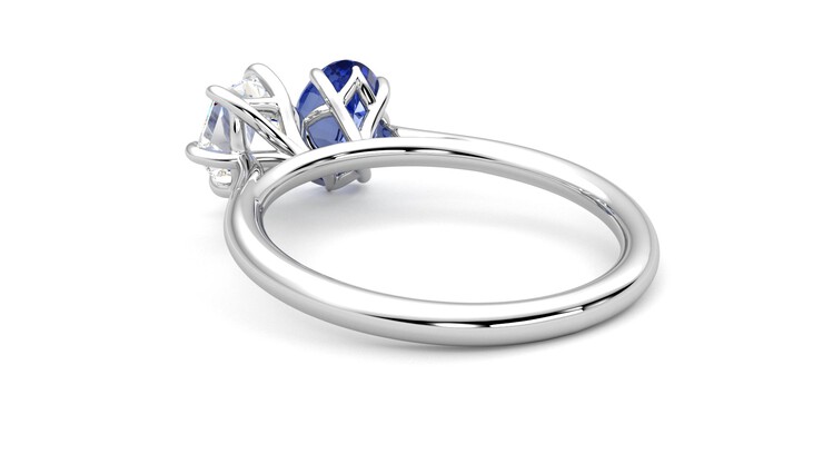Taylor & Hart Turelle Hexagonal Engagement Ring 360 degree image 17
