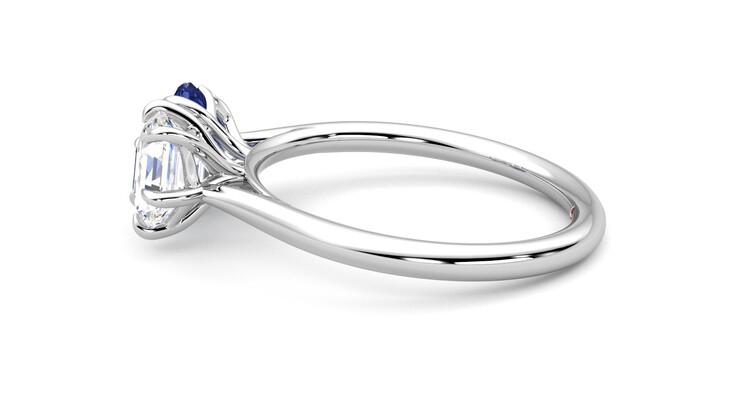 Taylor & Hart Turelle Hexagonal Engagement Ring 360 degree image 20