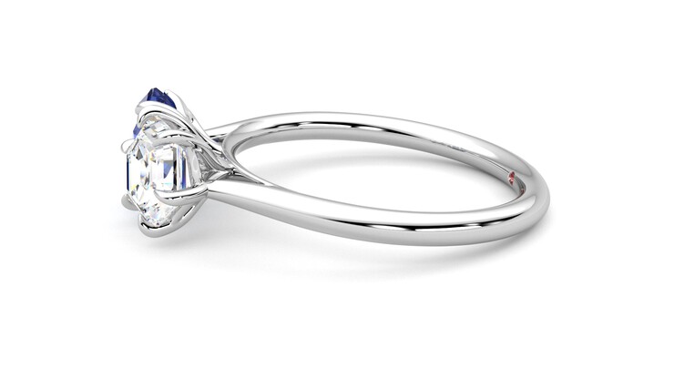 Taylor & Hart Turelle Hexagonal Engagement Ring 360 degree image 21