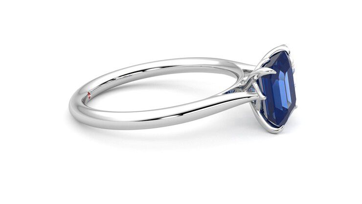 Taylor & Hart Turelle Pear Engagement Ring 360 degree image 9