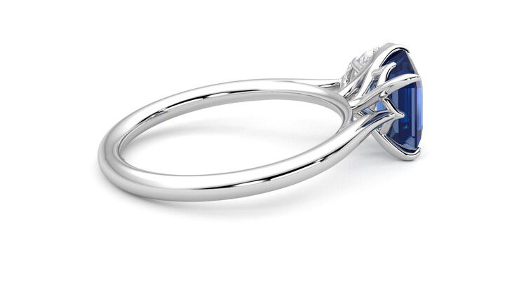 Taylor & Hart Turelle Pear Engagement Ring 360 degree image 11