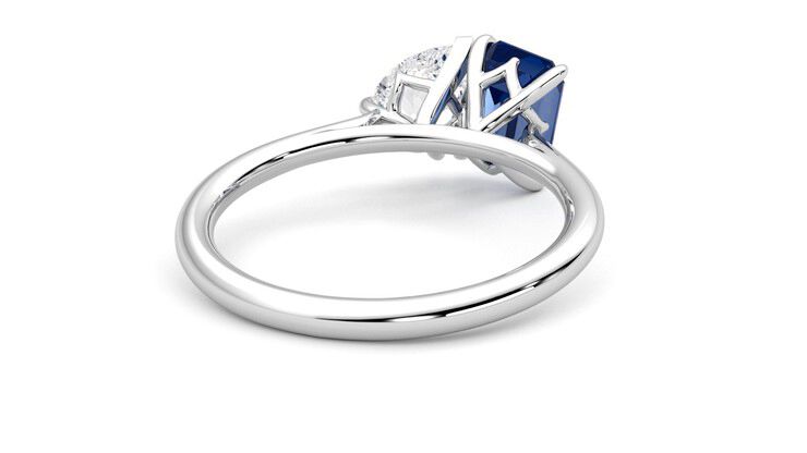 Taylor & Hart Turelle Pear Engagement Ring 360 degree image 14