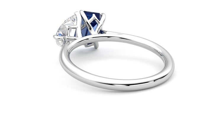 Taylor & Hart Turelle Pear Engagement Ring 360 degree image 17