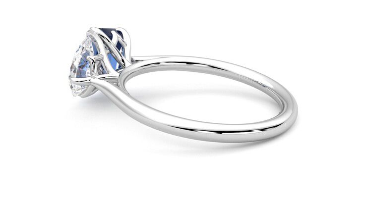 Taylor & Hart Turelle Pear Engagement Ring 360 degree image 19