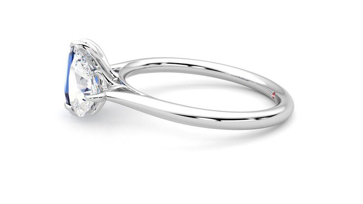 Taylor & Hart Turelle Pear Engagement Ring 360 degree image 21