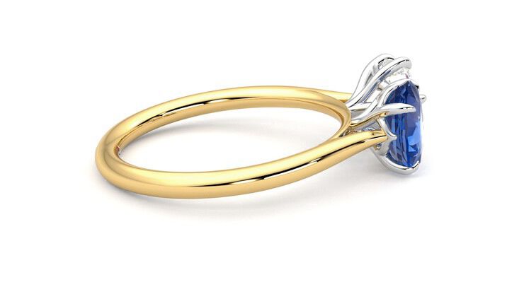 Taylor & Hart Turelle Hexagonal Engagement Ring 360 degree image 10