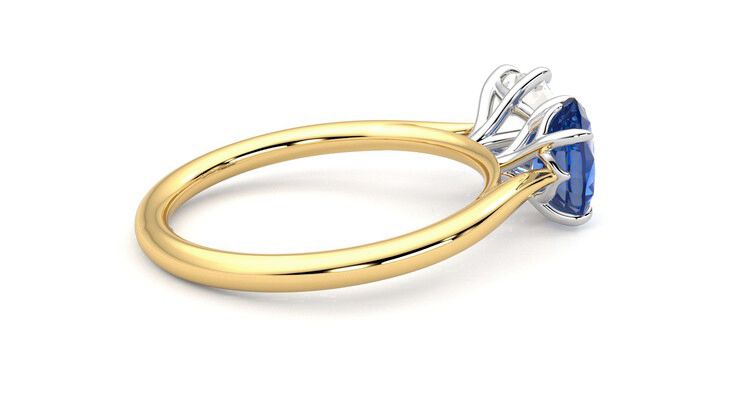 Taylor & Hart Turelle Hexagonal Engagement Ring 360 degree image 11