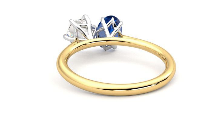 Taylor & Hart Turelle Hexagonal Engagement Ring 360 degree image 16
