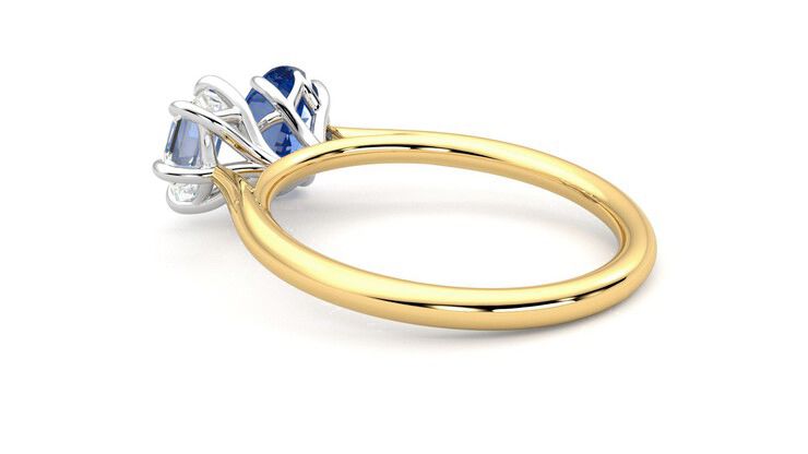Taylor & Hart Turelle Hexagonal Engagement Ring 360 degree image 18