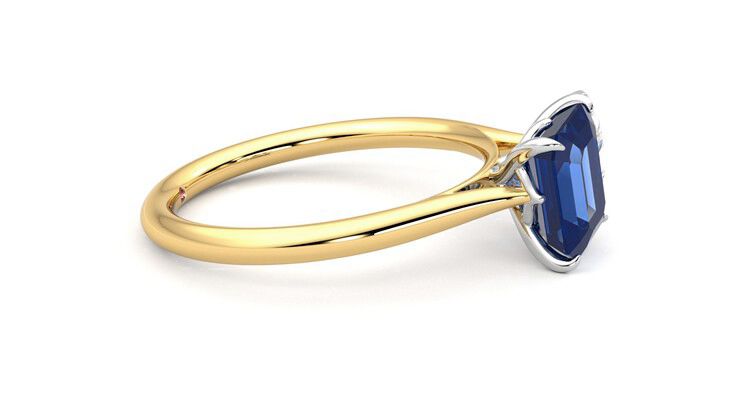 Taylor & Hart Turelle Pear Engagement Ring 360 degree image 9