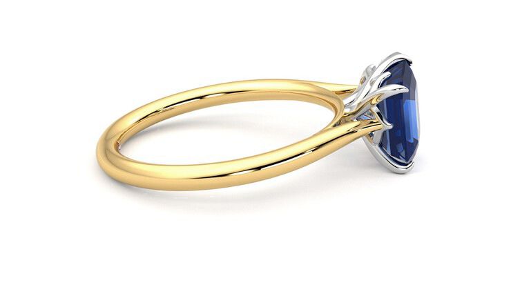 Taylor & Hart Turelle Pear Engagement Ring 360 degree image 10