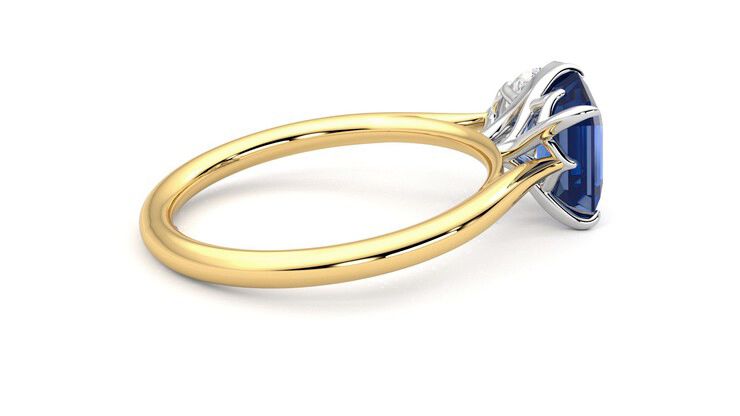 Taylor & Hart Turelle Pear Engagement Ring 360 degree image 11