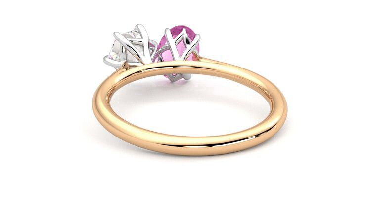 Taylor & Hart Turelle Hexagonal Engagement Ring 360 degree image 16