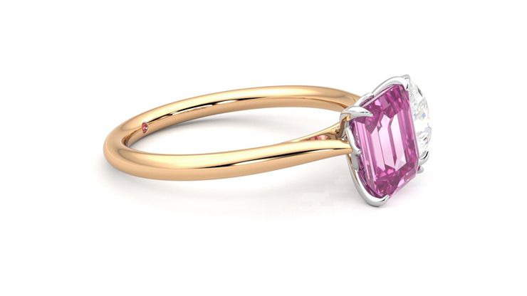 Taylor & Hart Turelle Pear Engagement Ring 360 degree image 8