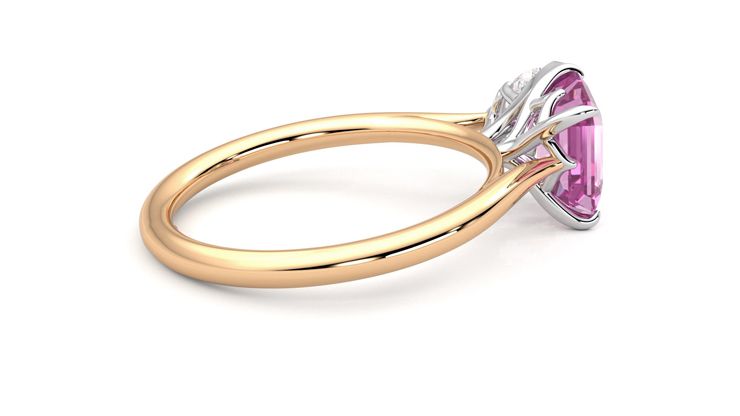 Taylor & Hart Turelle Pear Engagement Ring 360 degree image 11