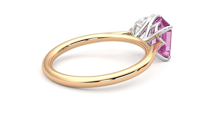 Taylor & Hart Turelle Pear Engagement Ring 360 degree image 12