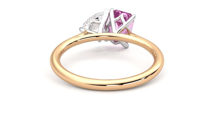 Taylor & Hart Turelle Pear Engagement Ring 360 degree image 15