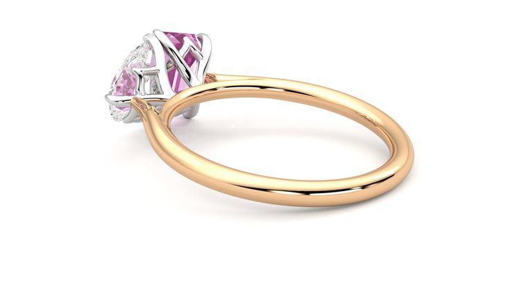 Taylor & Hart Turelle Pear Engagement Ring 360 degree image 18