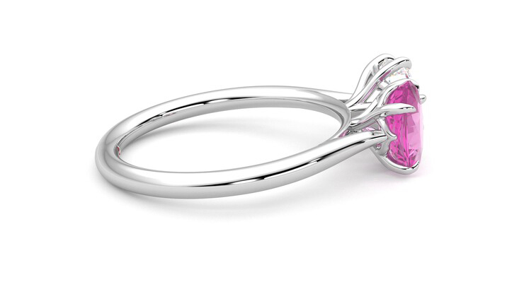 Taylor & Hart Turelle Hexagonal Engagement Ring 360 degree image 10